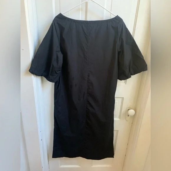 NWT Everlane Supima Puff Sleeve Maxi Dress Black XS - Picture 9 of 10